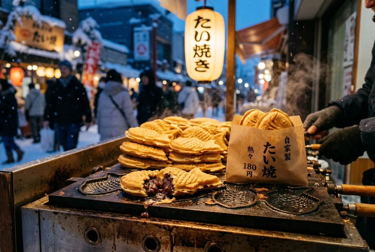 Illustration of Bungeoppang (Fish-Shaped Pastry)