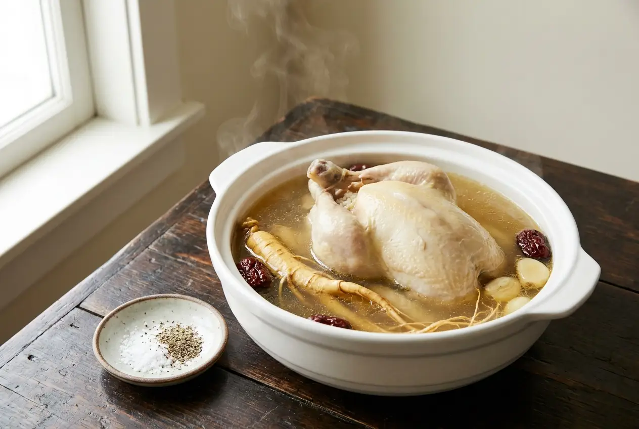 Illustration of Ginseng Chicken Soup