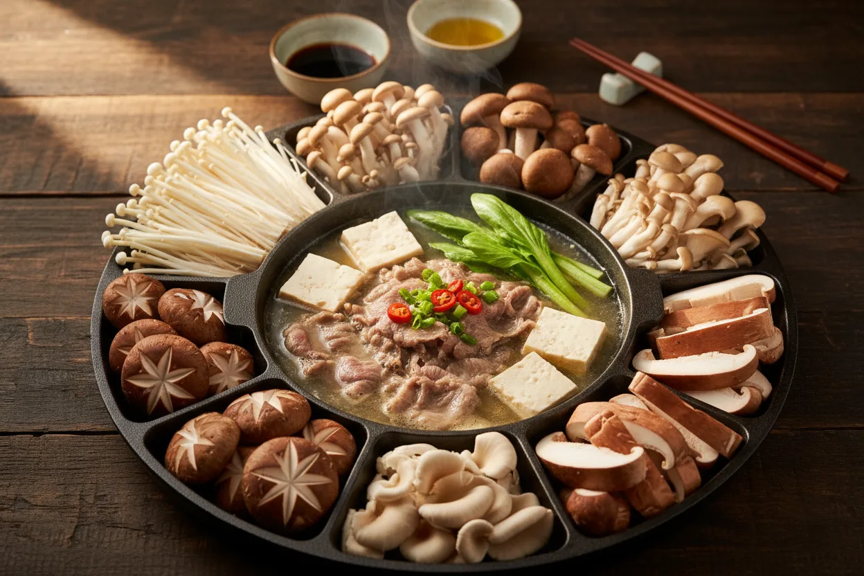 Beoseot-jeongol (Mushroom Hot Pot) cooking step 3