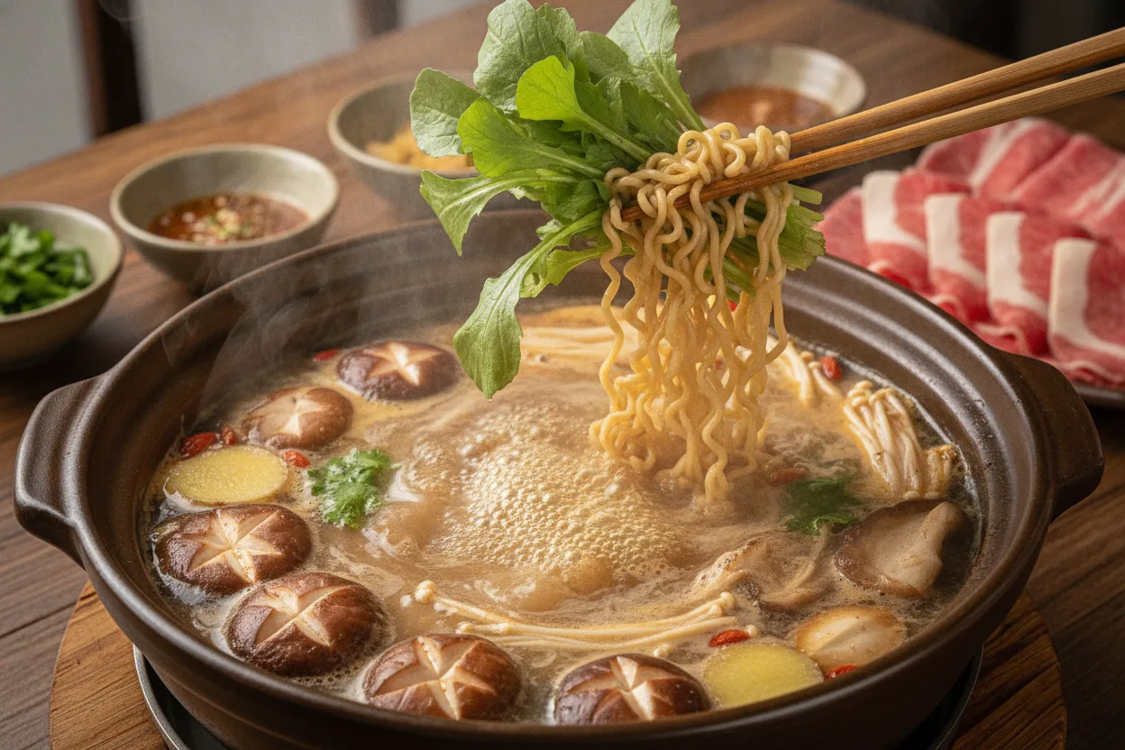 Beoseot-jeongol (Mushroom Hot Pot) cooking step 5
