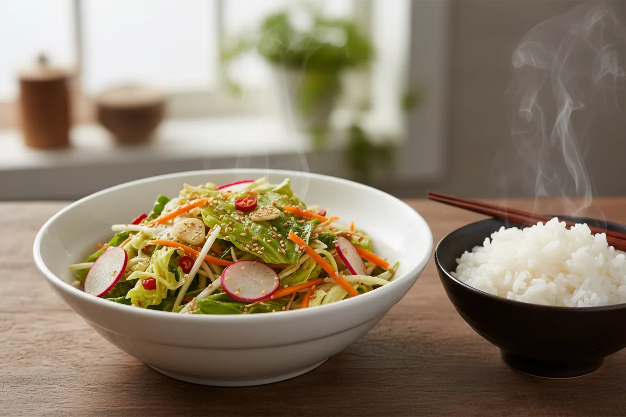 Bomdong Geotjeori (Fresh Spring Cabbage Salad Kimchi) cooking step 5