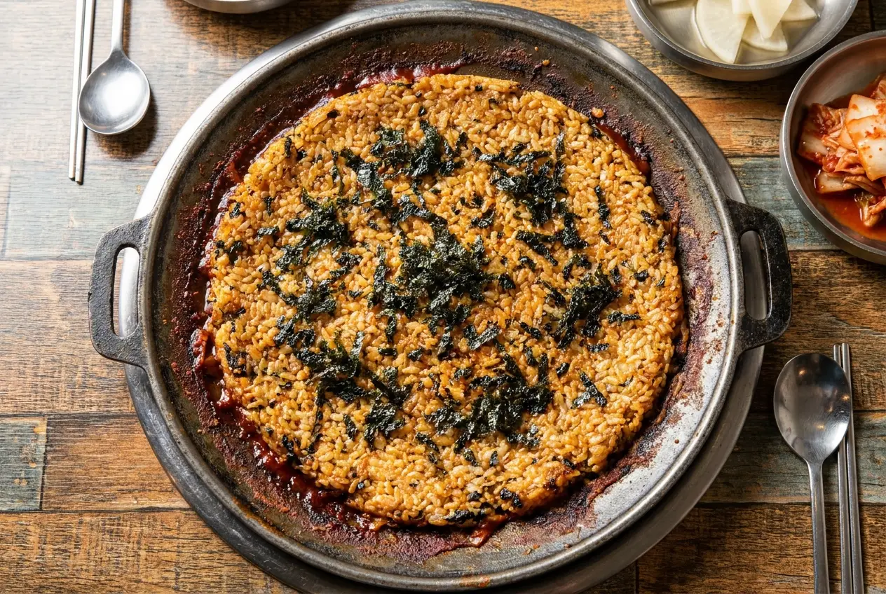 닭갈비 조리 5단계: 마무리 볶음밥