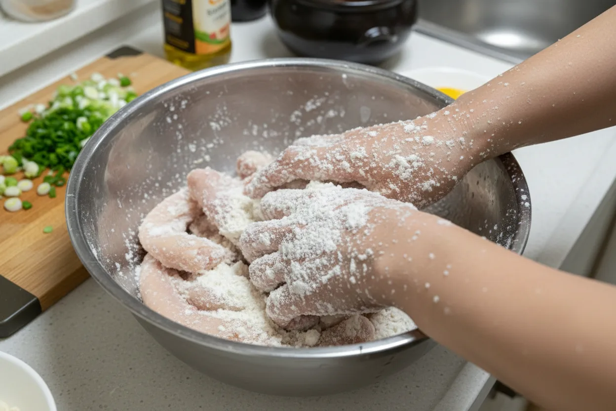 막창구이 조리 1단계: 빡빡 씻기