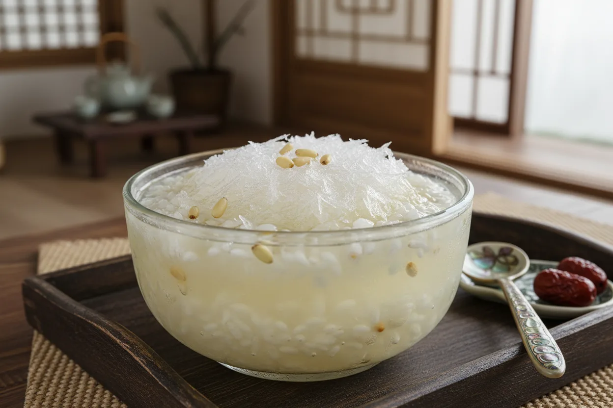 식혜 조리 5단계: 잔에 내기