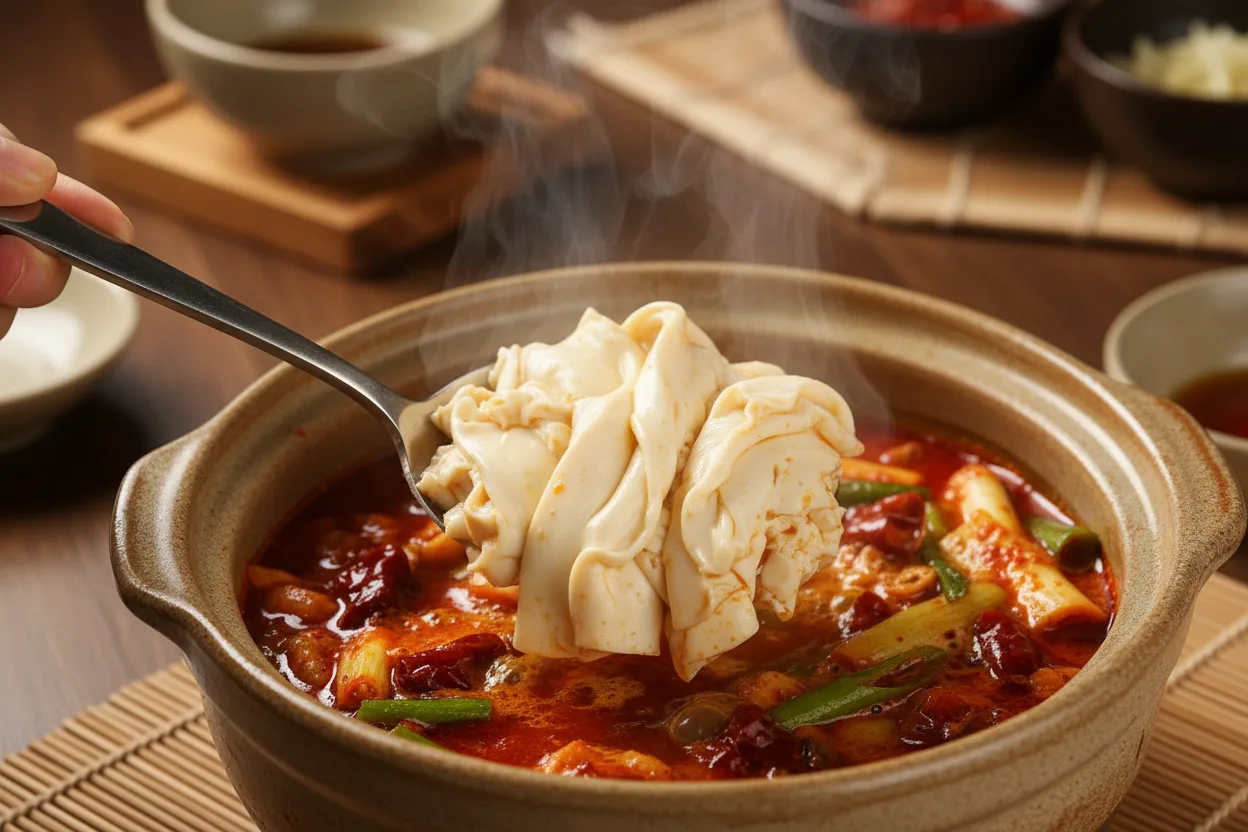 Sundubu Jjigae (Soft Tofu Stew) cooking step 3
