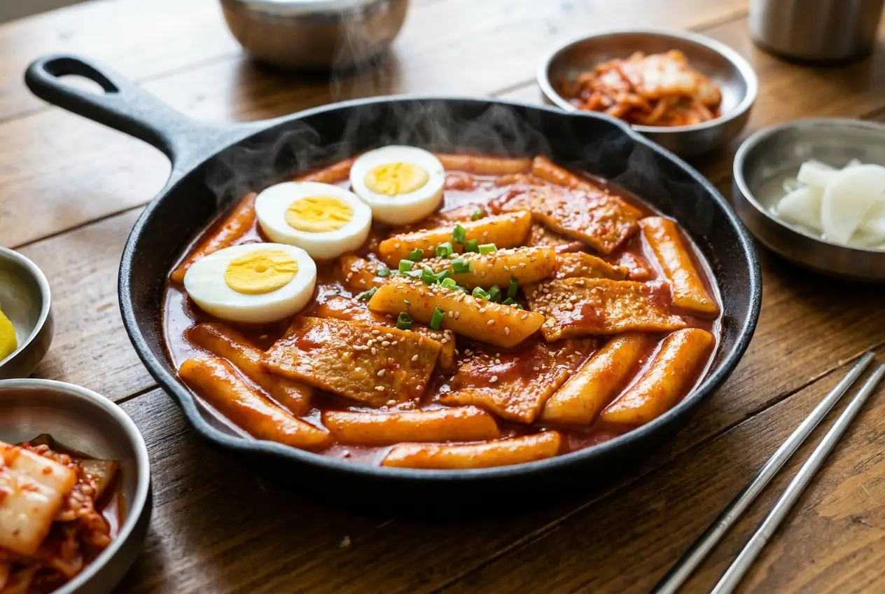 떡볶이 조리 6단계: 마무리